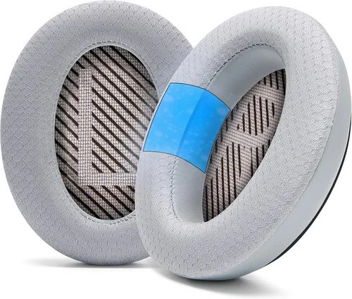 Vista 9 de WC Freeze QC35 - Almohadillas de gel refrescante para auriculares Bose QC35 y QC35ii (QuietComfort 35) y más Tela deportiva transpirable, gel