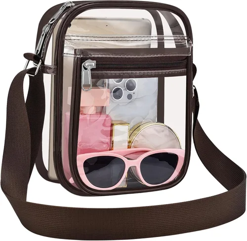 Vista 18 de USPECLARE Clear Bag for Stadium Events Clear Messenger Bag for Men and Women