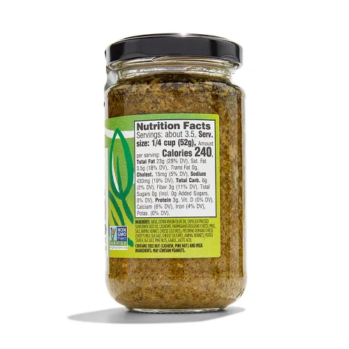 Vista 3 de Whole Foods Market, Pesto de albahaca, 6.5 onzas