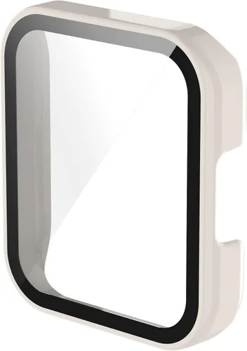 Vista 5 de Paquete de 3 fundas protectoras de pantalla compatibles con Redmi Watch 2 Lite, accesorios de policarbonato de vidrio templado, resistente a