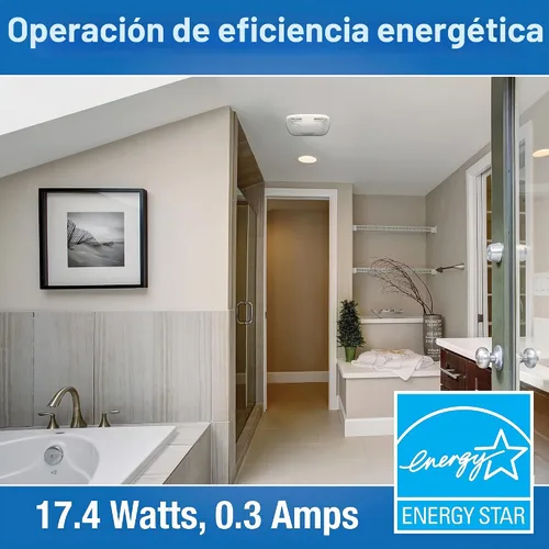 Vista 9 de Air King BFQ50 ENERGY STAR® Qualified - Ventilador Extractor SNAP-IN Calificado, 50 CFM
