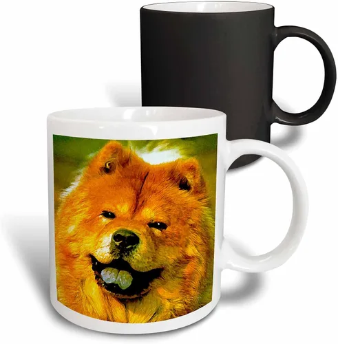 Vista 9 de Perros – Chow Chow Chow Chow – Tazas, Negro/Blanco