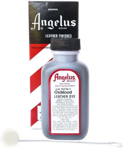 Vista 45 de Angelus Tinte para cuero, 3 onzas, bronceado militar