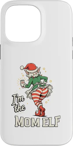 Vista 21 de I'm The Mom Elf Funny Matching Family Christmas Group Case for iPhone 16