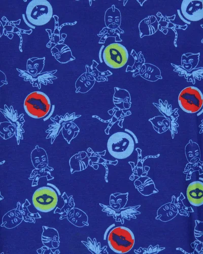 Vista 5 de PJ Masks - Conjunto de pijama para niños pequeños, Gekko Catboy Owlette We're On Our Way