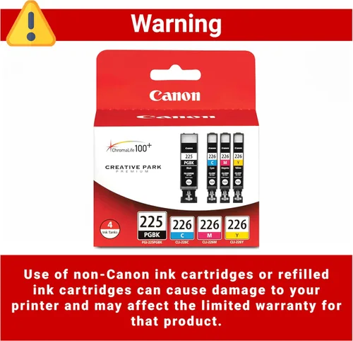 Vista 4 de Tinta Canon negra y color, modelo No. 4530B008 4 unidades - directo de fábrica