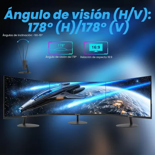 Vista 7 de ArcticPro Monitor para juegos de 22 pulgadas 144Hz, monitor de computadora