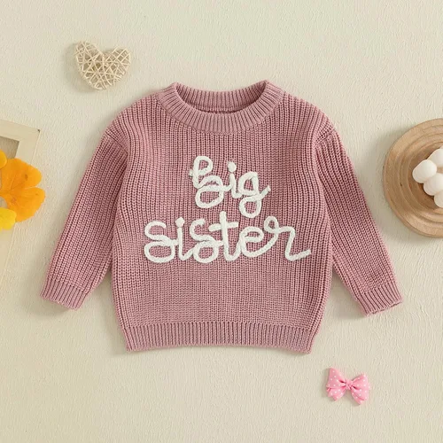 Vista 73 de VISGOGO Suéter a juego para hermanitas grandes y pequeñas, ropa de una sola pieza