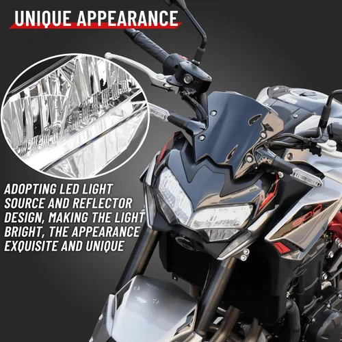 Vista 3 de Conjunto de faros delanteros LED para Z900, faros delanteros LED con haz alto/bajo para Kawasaki Z650 Z400 Z900 ABS SE ABS 2020-2025 accesorios