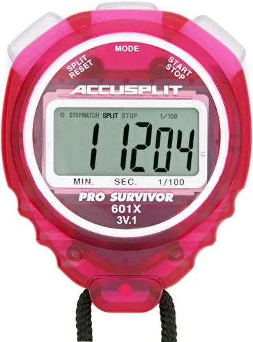 Vista 4 de Reloj cronómetro Accusplit Pro Survivor A601X, con pantalla extragrande
