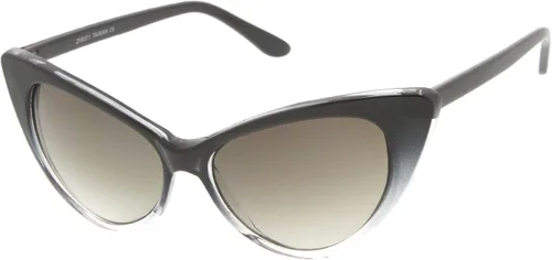 Vista 3 de zeroUV - Lentes de sol para mujer, diseño retro de grandes ojos de gato, 2.126 pulgadas.