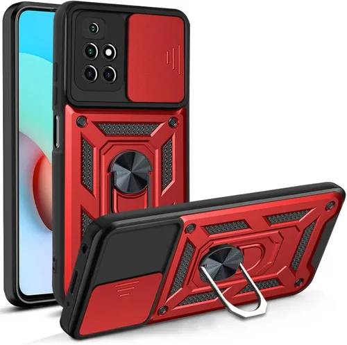 Vista 68 de Compatible con Tecno Camon 18P Bracket Shell, Slide Camera Lens Cover Case Azul