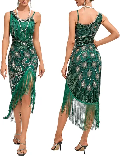 Vista 2 de New Years Eve. Women's Dresses Party Sexy Dress Fashion Solid Sequin Fringe Dress Cocktail Dresses for Women 2023