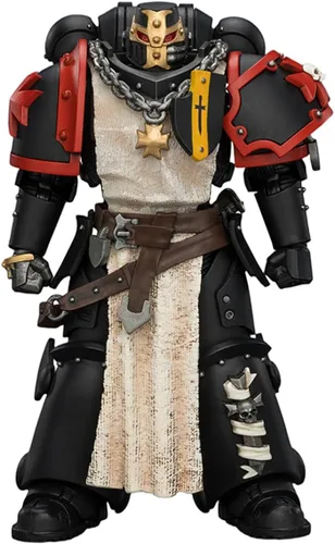 Vista 11 de JOYTOY 1/18 Warhammer 40,000 Figura de acción Black Templars The Emperors Champion Rolantus Collection