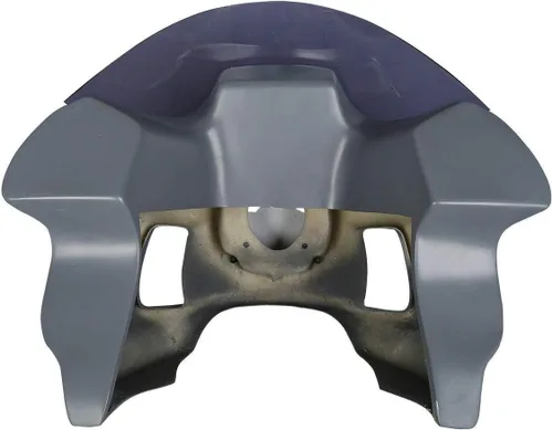 Vista 8 de TCT-MOTORPARTS 7" Cobertura de carenado delantero superior, parabrisas, faro con kits de montaje para Harley Dyna Street Bob, Low Rider, FXR