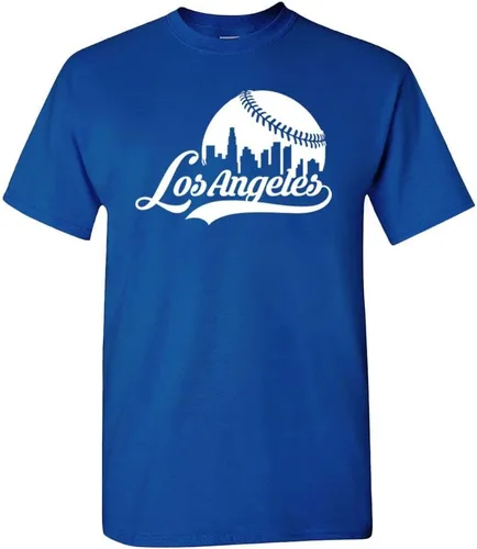 Vista 23 de Xtreme Apparrel Cityscape Skyline - Camiseta para hombre para fanáticos del béisbol