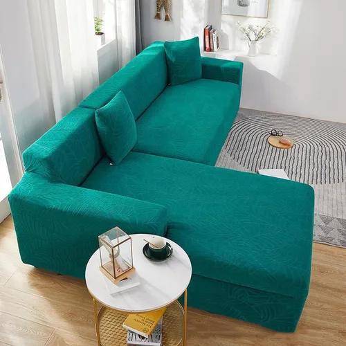 Vista 5 de Konsilsa Funda para sofá modular en forma de L, funda elástica para sofá, protector de muebles, elástico, súper suave, antiarañazos