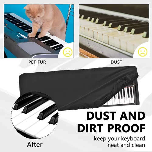 Vista 3 de Musiin Funda de teclado prémium de 73 teclas compatible con KORG Grandstage
