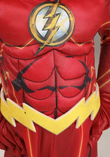Vista 7 de Disfraz Deluxe de Flash para Niños Pequeños Multicolor