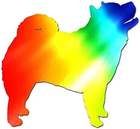 Vista 12 de Chow Chow Dog Breed - Adhesivo de vinilo de 4 x 3.75 pulgadas, color negro