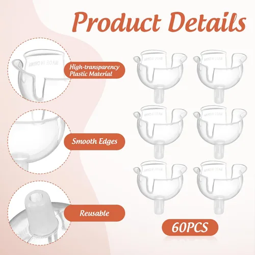 Vista 5 de Beavorty 36 Uds Soporte de chocolate transparente Base de ramo de chocolate Base fija de caramelo Flor de caramelo Embalaje Estuche Soporte