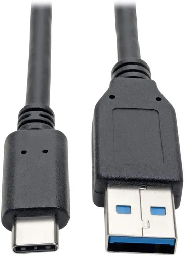 Vista 4 de Tripp Lite Cable USB 3.1 Gen 1, USB-C a USB-A (M/M), Tipo-C a Tipo-A, 5 Gbps, 3 pies (U428-003), Negro