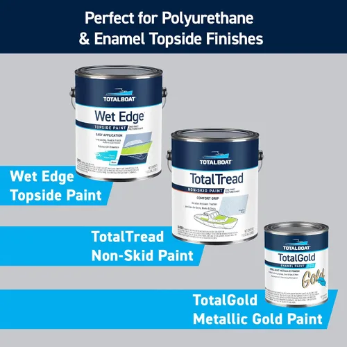 Vista 6 de TotalBoat Marine Topside - Imprimación de pintura para barco para fibra de vidrio y madera (gris, cuarto de galón)