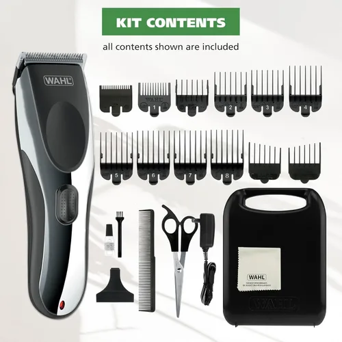 Vista 11 de Wahl Clipper - Kit recargable con cable/inalámbrico para cortar y recortar el pelo para cabezas, barbas más largas y aseo corporal completo