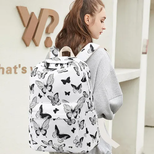 Vista 11 de Joyfulife Mochilas para niñas, mochilas para niños, mochilas para adolescentes, mochila para estudiantes escolares con lonchera, bolsas para lápices