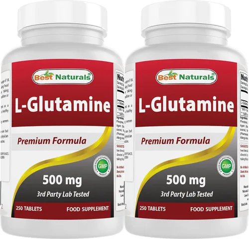 Vista 11 de Best Naturals L-Glutamina 500 mg 250 Comprimidos
