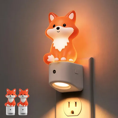 Vista 18 de L LOHAS LED Luz nocturna enchufable para niños, lindo pato, cambio