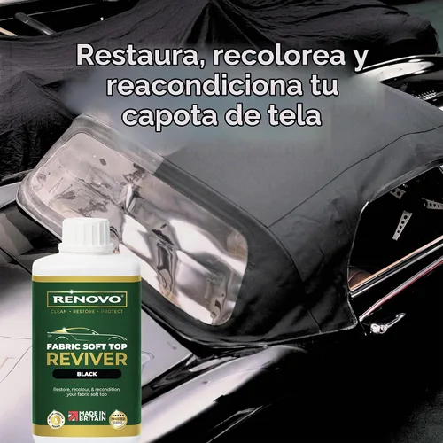 Vista 5 de Renovo Soft parte superior revividor (Negro) – 500 ml
