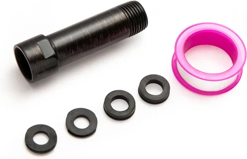 Vista 15 de OFFO Brazo de extensión de cabezal de ducha, extensión de brazo de ducha, extensor de cabezal de ducha hecho de acero inoxidable 304, extensión