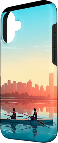 Vista 2 de iPhone 16 Academic Rowing - Kayaking - Sport Rowing Case