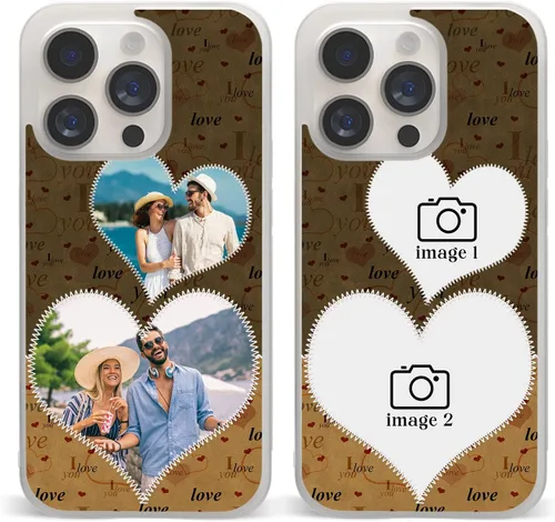 Vista 21 de Fundas de teléfono personalizadas Red Love You Imágenes empalmadas para iPhone 5 6 7 8 11 12 13 14 15 16 Pro Max Plus Mini X para Samsung S21 S22