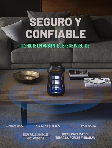 Vista 4 de Exterminador de insectos eléctrico de alta potencia de 4200 V para exteriores e interiores, exterminador de insectos impermeable y eficiente