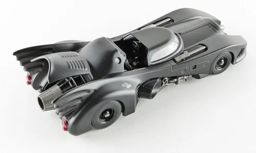 Vista 5 de Juguete para varón del Batimóvil de 1989 a escala 1:24 con muñeco de Batman, marca Jada Toys, línea Metals
