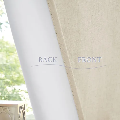 Vista 7 de RYB HOME - Cortina para puerta, 8 pulgadas de ancho x 36 pulgadas de largo, beige, opaca, 1 panel