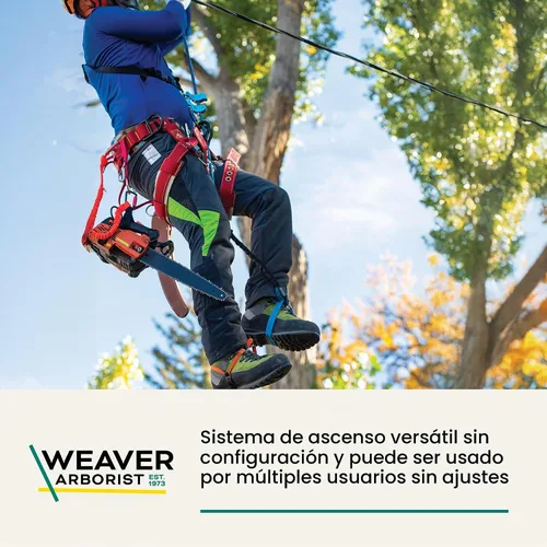 Vista 2 de Weaver Arborist Nylon HAAS Velox Ascent System, Regular El diseño de configuración cero ayuda a los escaladores a moverse de manera eficiente