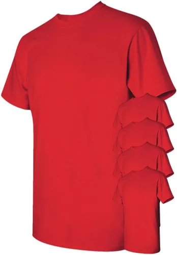 Vista 285 de Gildan Camiseta G500 para hombre Ceniza/baya