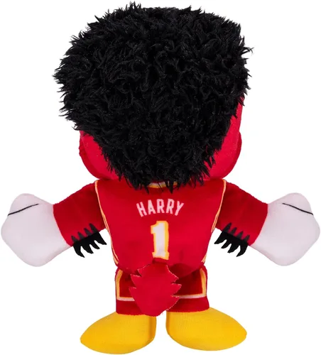 Vista 7 de Bleacher Creatures Atlanta Hawks Harry The Hawk Mascot Kuricha Sentado de Felpa - Suave Mascota Inspirada en Chibi Atlanta Hawks Harry el Halcón