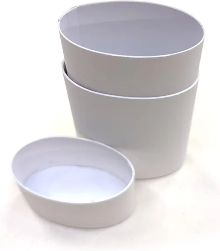 Vista 6 de Recipientes de desodorante de cartón vacíos de 2.65 oz (2.5 onzas) - Forma ovalada - Estilo push-up (paquete de 6, negro)