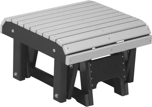 Vista 26 de LuxCraft Poly Glider - Reposapiés otomano (caoba antigua)