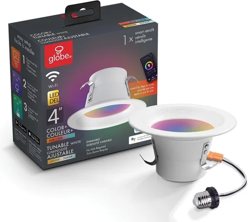 Vista 2 de Globe Electric 50078 Collection Smart Retrofit - Luz empotrada