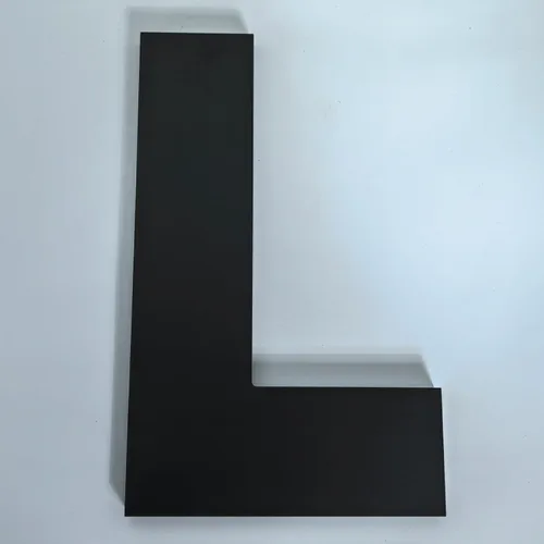 Vista 10 de Números de casa grandes de 8 pulgadas, señalización moderna negra para exteriores, estilo ancho y nunca se oxida, letra A