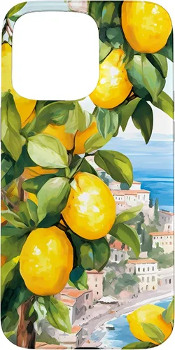 Vista 31 de iPhone 16 Costa de Amalfi con limones de Amalfi del Mar Mediterráneo