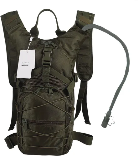 Vista 15 de Mochila de hidratación con vejiga de agua de 3L para senderismo y escalada