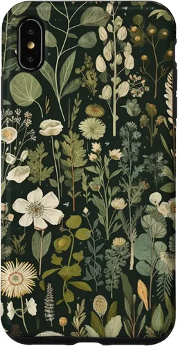 Vista 11 de Olive Green Boho Botanical Wildflowers Funda para iPhone 17