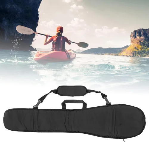Vista 3 de Tefola Bolsa de remo para kayak, canoa Kayak Split Paddle Bolsa de transporte Bolsa de almacenamiento para remo (negro)