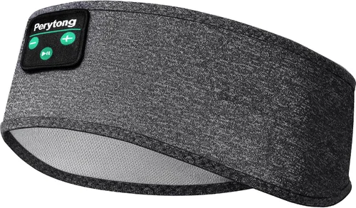 Vista 9 de Perytong: Diadema para dormir - Auriculares Bluetooth para dormir para durmientes de lado - Auriculares para dormir, diadema cómoda con micrófono